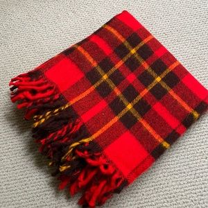 Plaid, Throw Lap Fringed Blanket